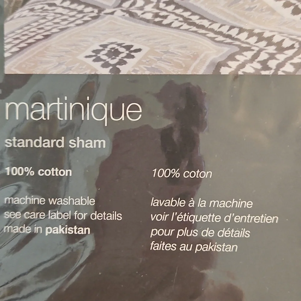 Kas Australia Vintage NWT Martinique Cotton Standard Pillow Sham